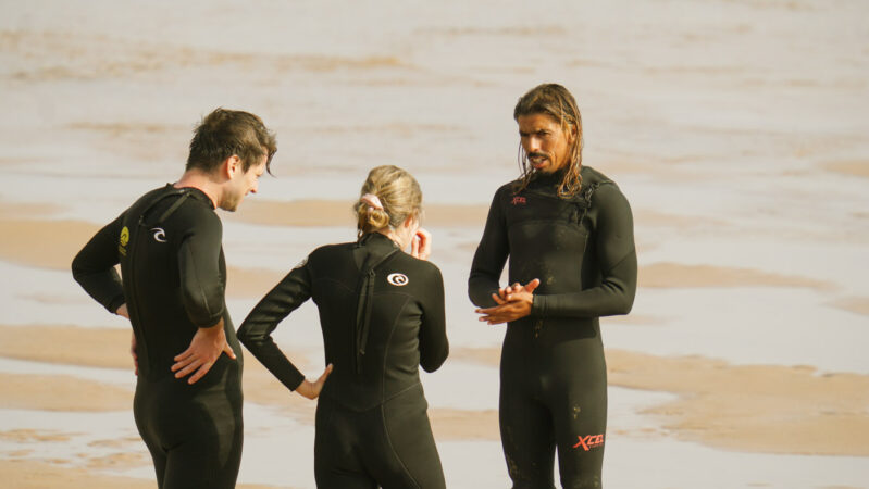 Couples Surf Lesson with Omar the qualified instructor